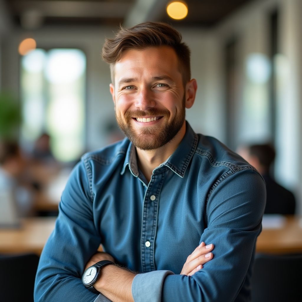 Fundador startup exitoso